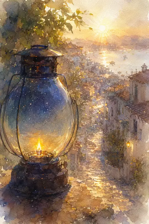 Starry Lantern Over the Sea