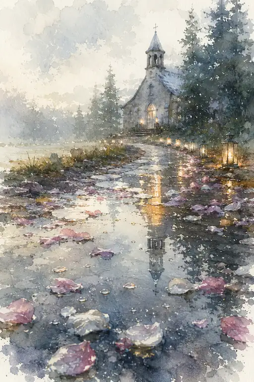 Pathway of Fallen Petals