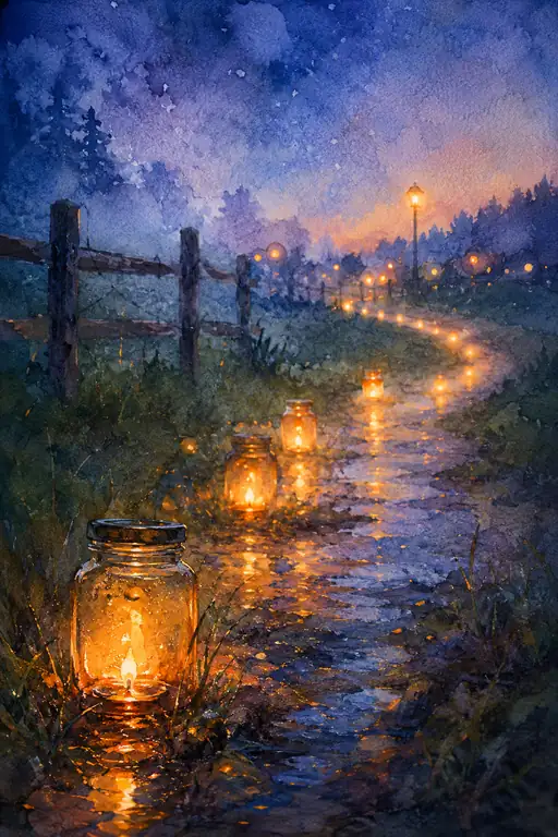 A Quiet Path After the Rain