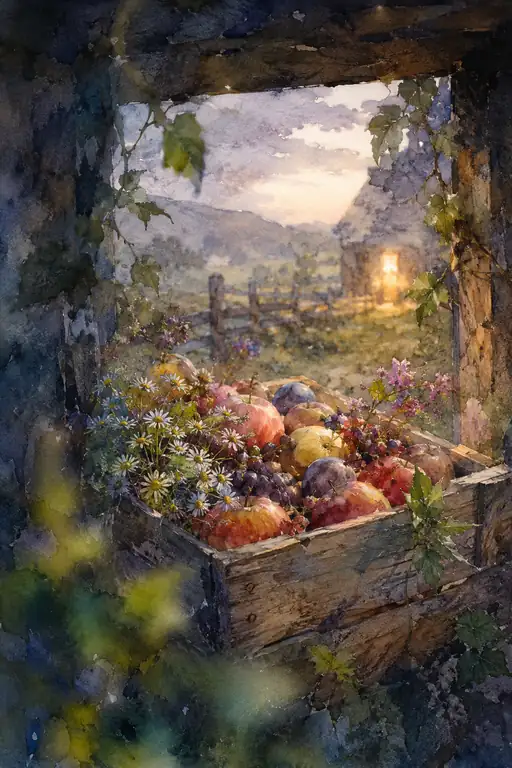 Harvest Whispers on the Windowsill