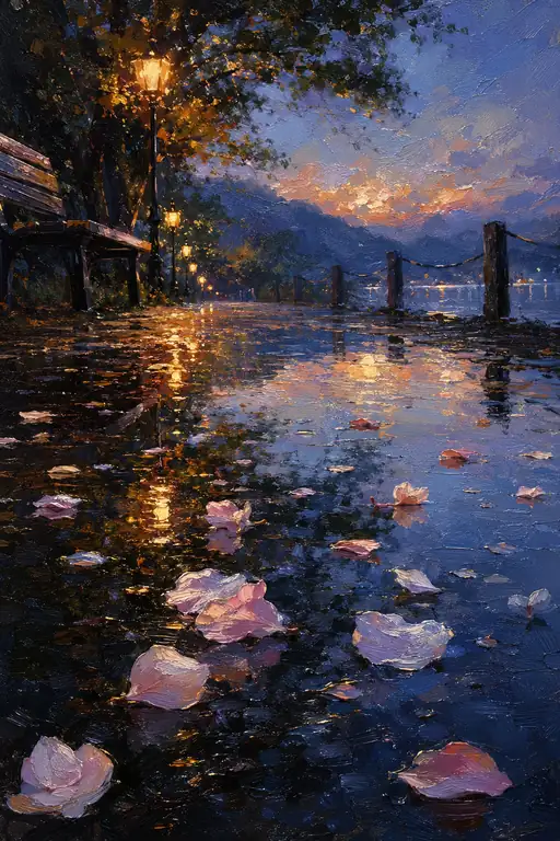 A Puddle's Golden Dream