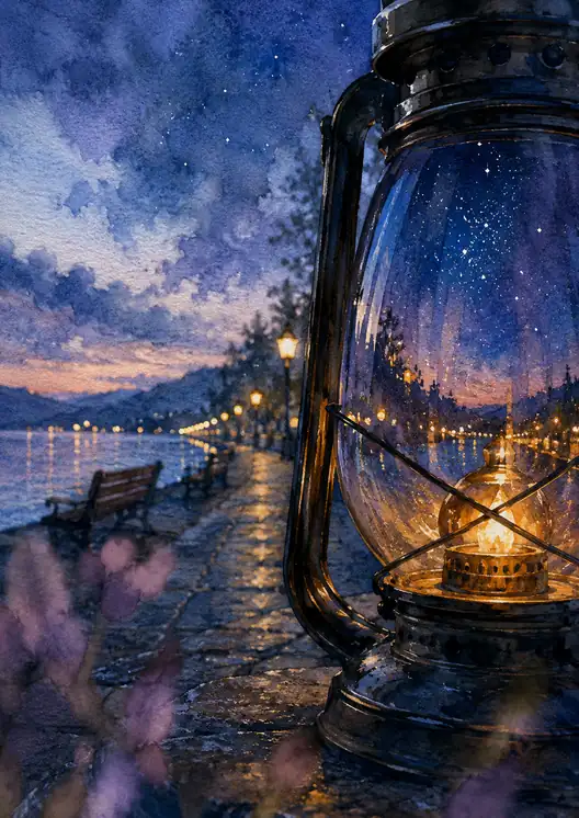 Starlight Captured in Glass