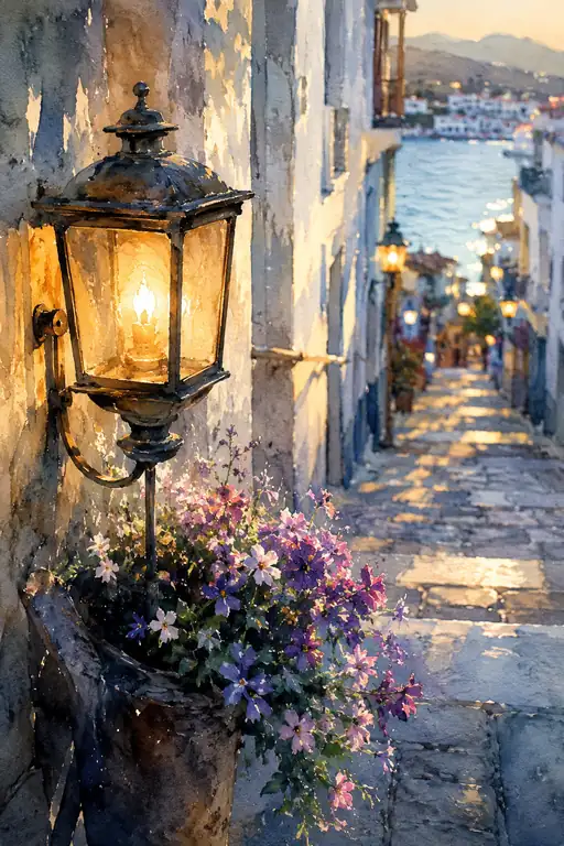 Whispers of the Aegean Sunset