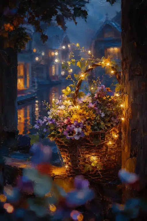 Warmth in the Indigo Night