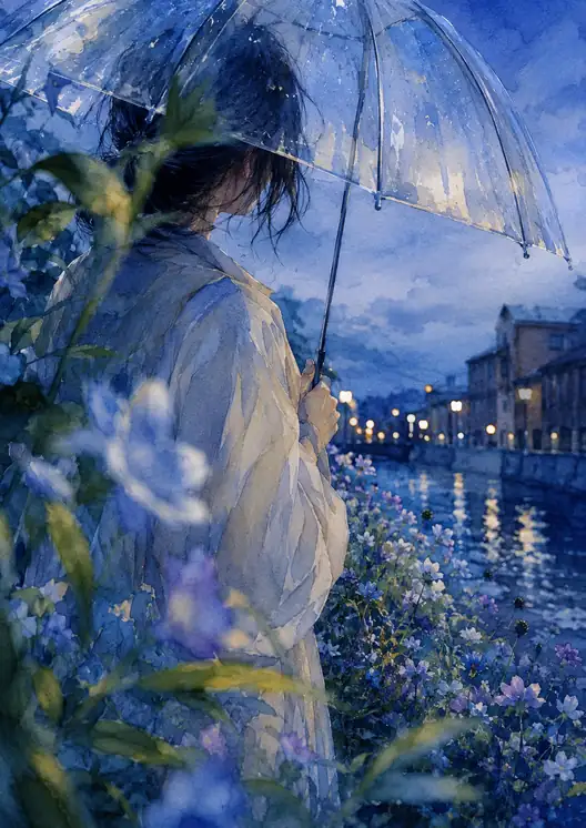 Listening to the Indigo Rain
