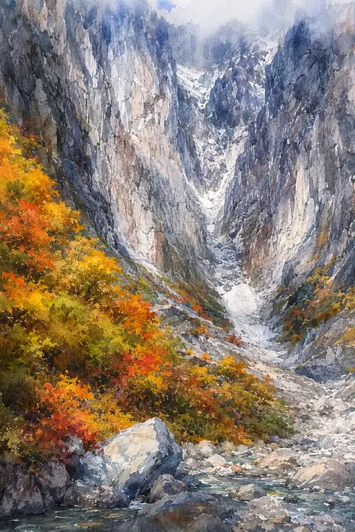 Where Autumn Whispers to the Snow