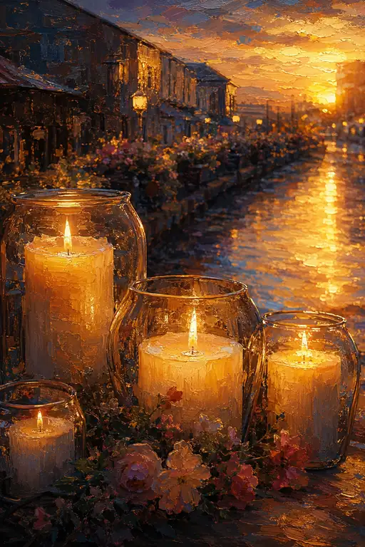 Four Lights at Twilight's Edge