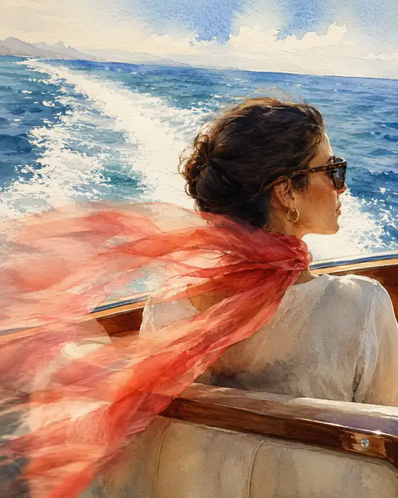 A Quiet Escape into the Blue