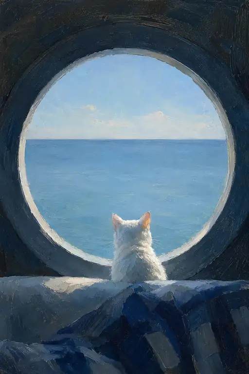 Porthole to a Blue Dream