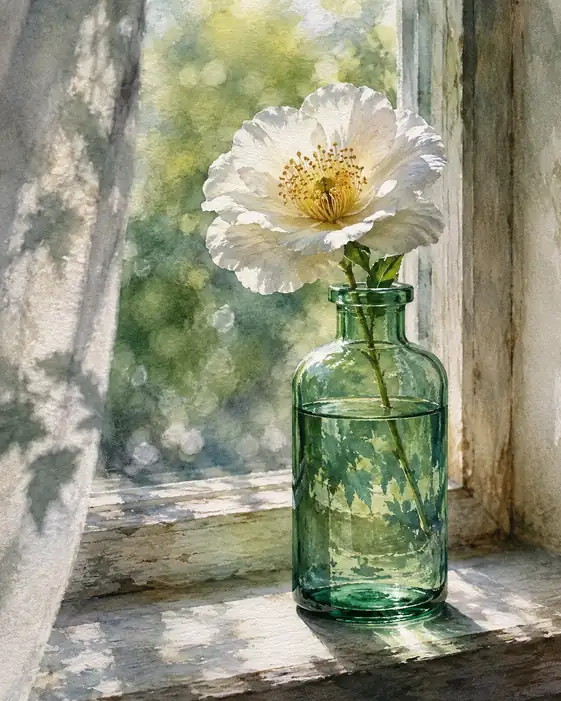 Where Shadows Paint the Lace