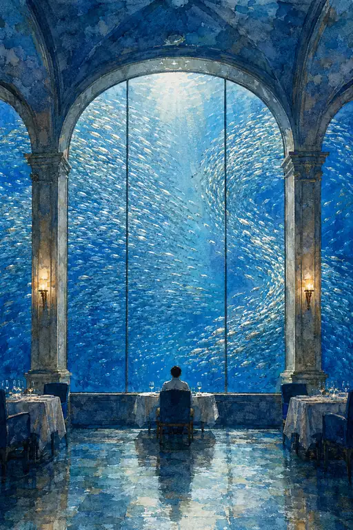 A Quiet Table at the Edge of the Deep
