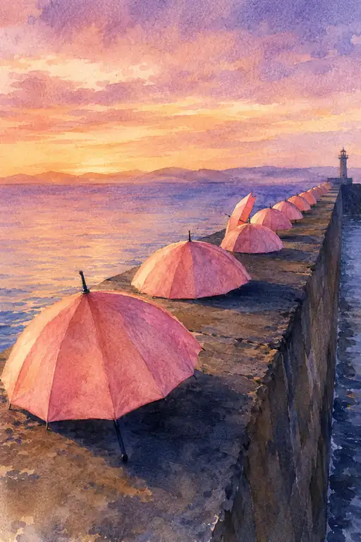 A Row of Coral Dreams
