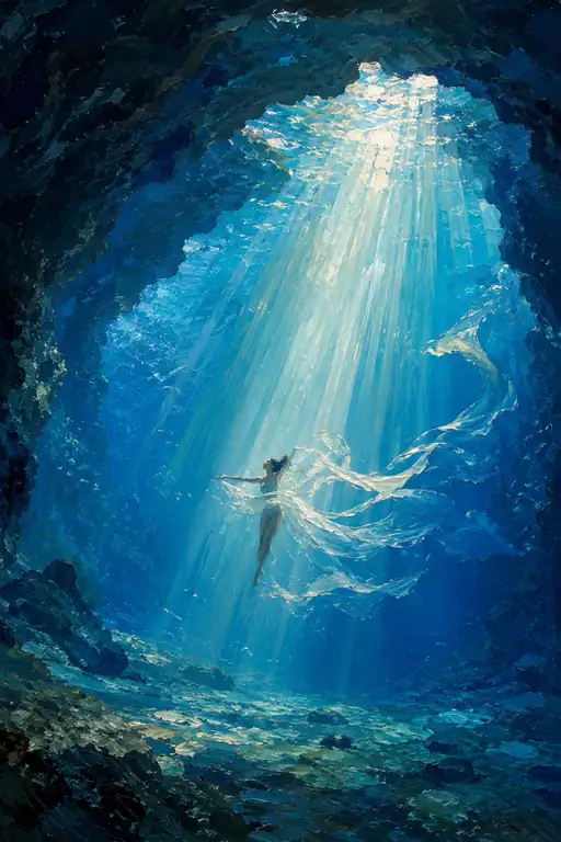 A Silent Prayer in the Deep Blue