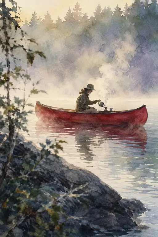 A Quiet Ritual in the Mist