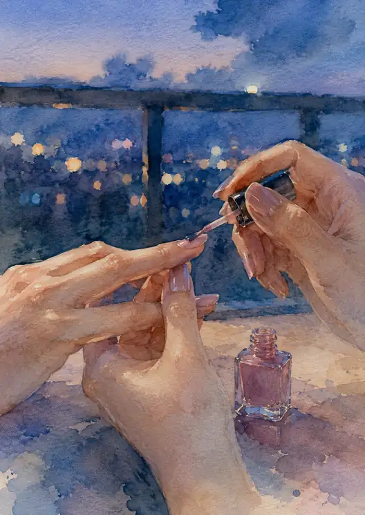 A Quiet Bond at Sunset