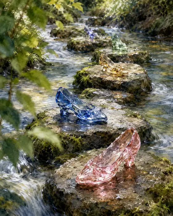 せせらぎに遺した足跡