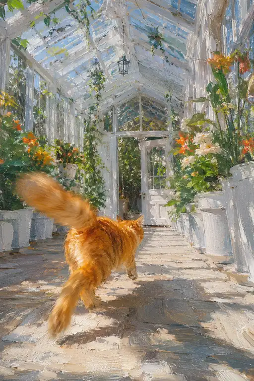 Amber Wind in the Greenhouse