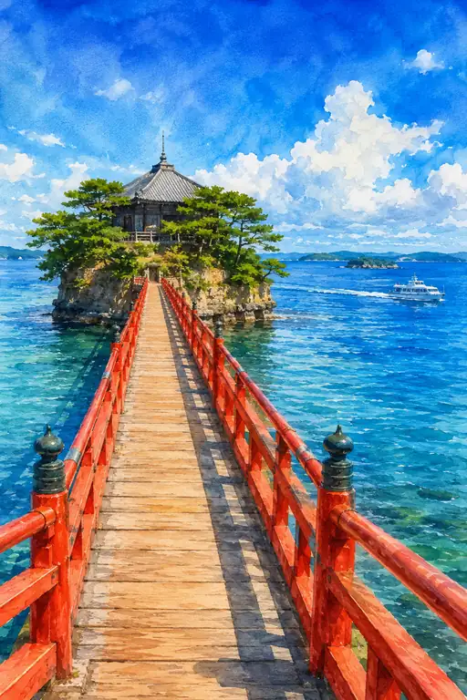 聖域へ続く朱の架け橋