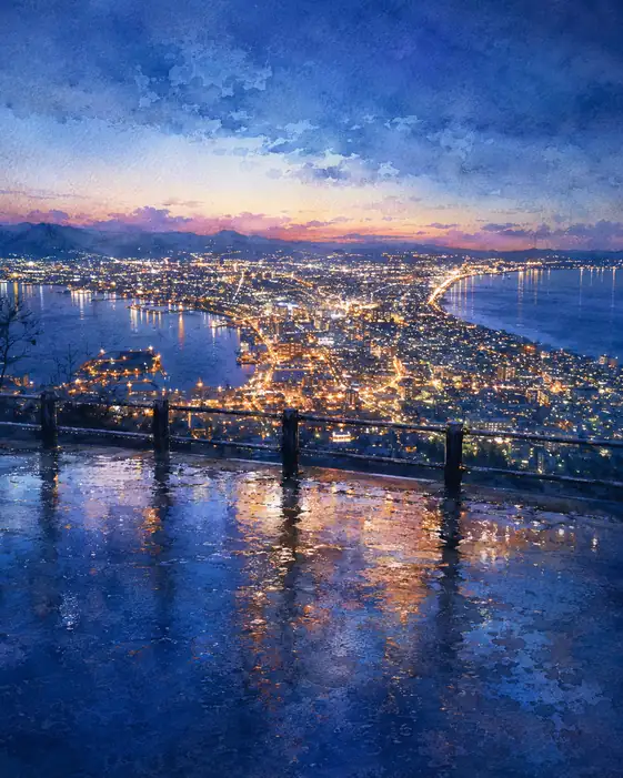Lights Linking Two Seas