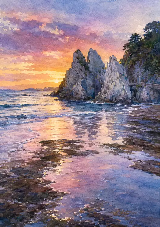 Pinnacles Holding the Afterglow