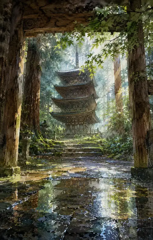 門の闇、塔の光