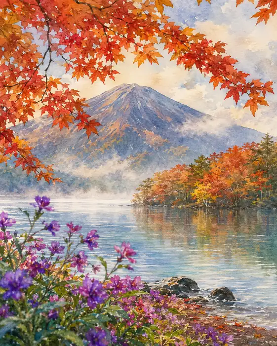 Autumn Beyond the Water Mirror