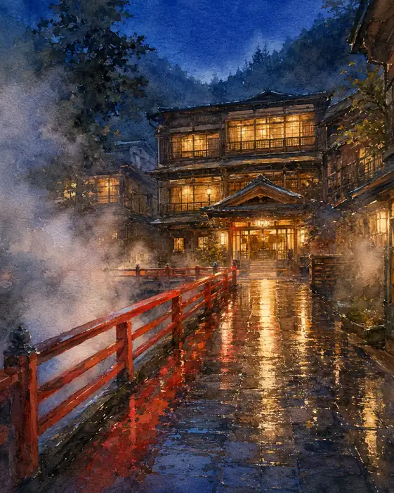 The Light Beyond the Red Bridge