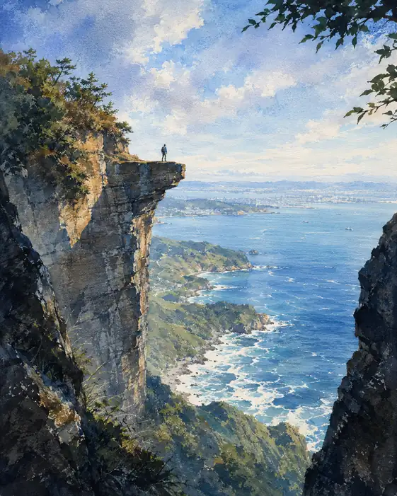 Standing at the Edge of the Sky
