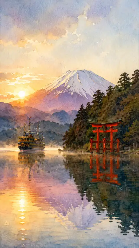 The Lake Remembers Two Skies