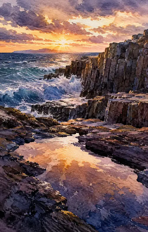 The Sea Breaks Every Perfect Line