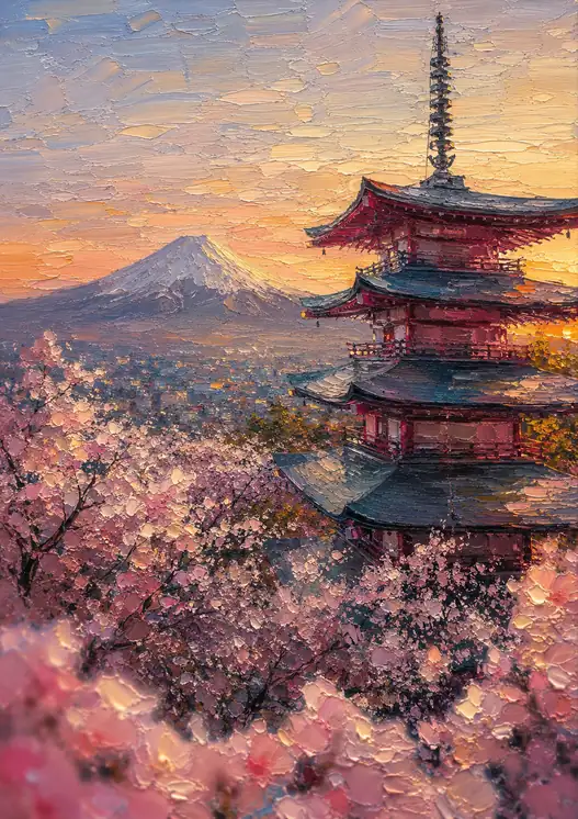 Three Ages in One Blossom