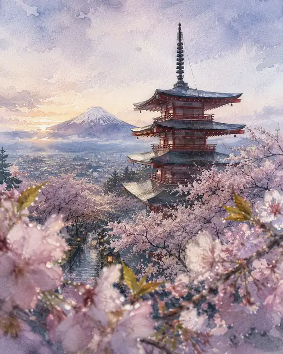 Spring Holds the Mountain for a Moment