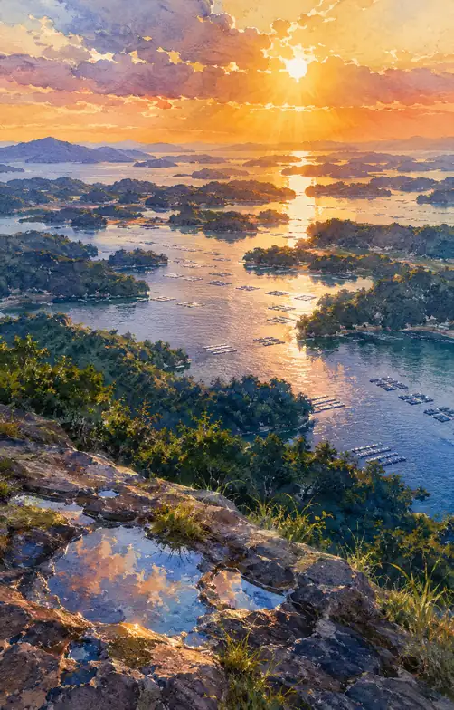 Islands Adrift in a River of Gold