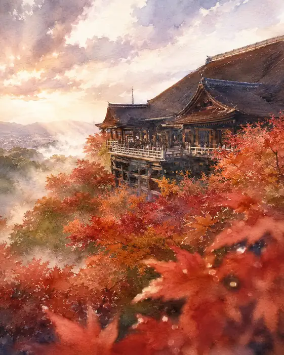 谷は最後の紅を捧げる