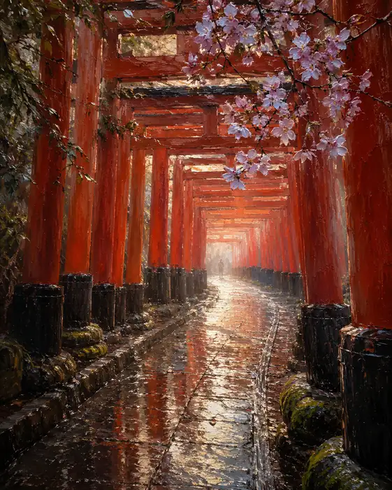 雨はすべての朱を憶えている