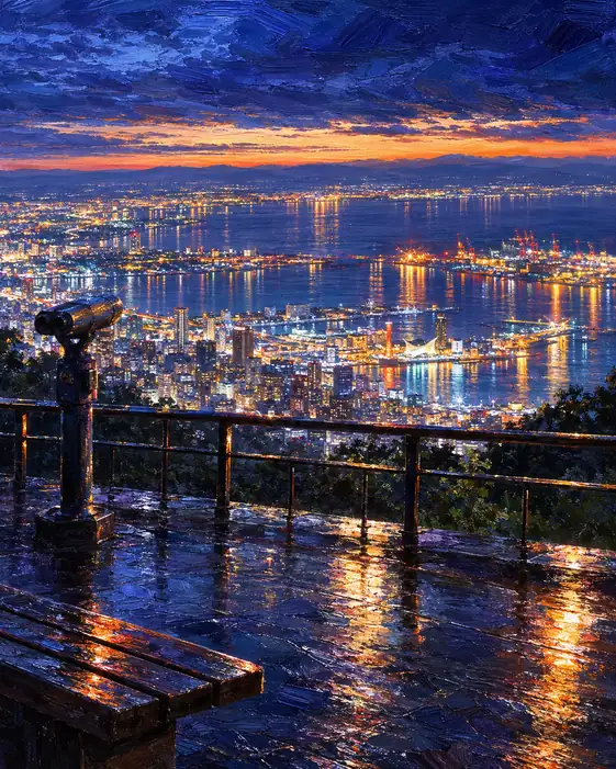 湾が星をこぼす夜