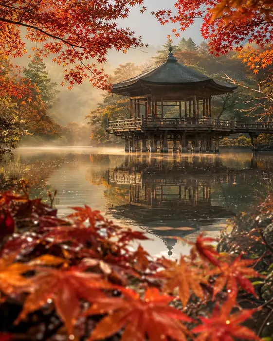 秋がもうひとつの堂を建てる