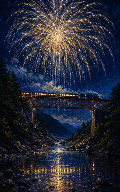 The Last Train Through Falling Light