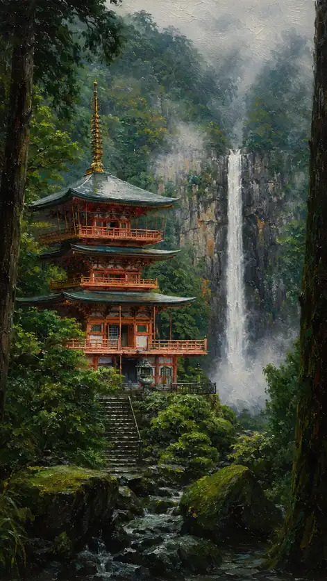 Between the Red Tower and Falling Heaven