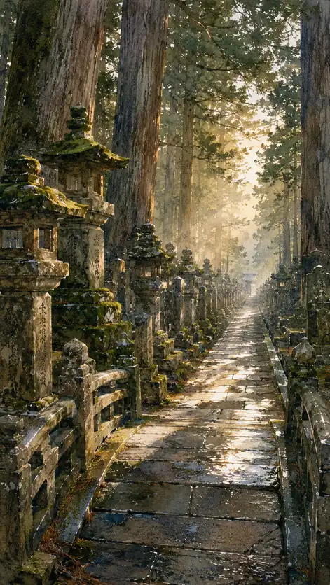 Morning Walks the Lantern Road