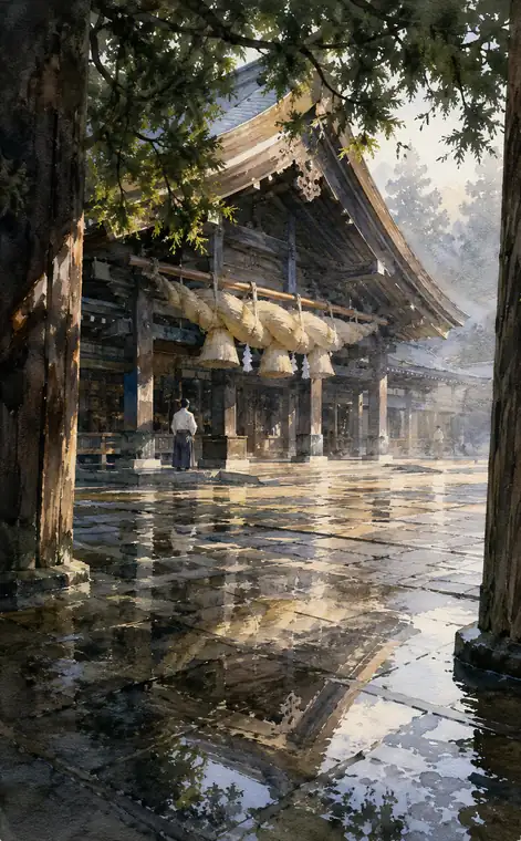 Rain Enters the House of Prayer