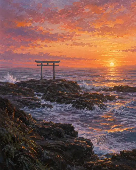 Dawn Opens a Channel Through Stone