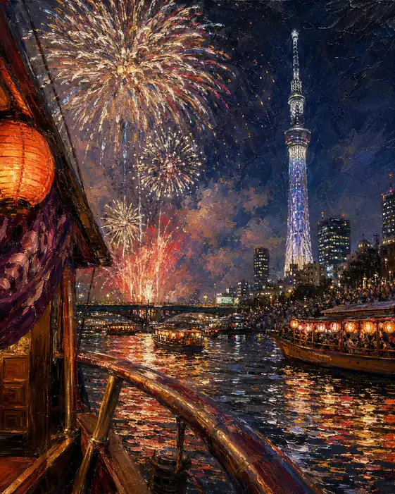 手すりの向こう、空は近い