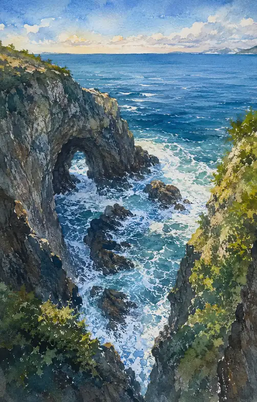 A Doorway Made by the Sea