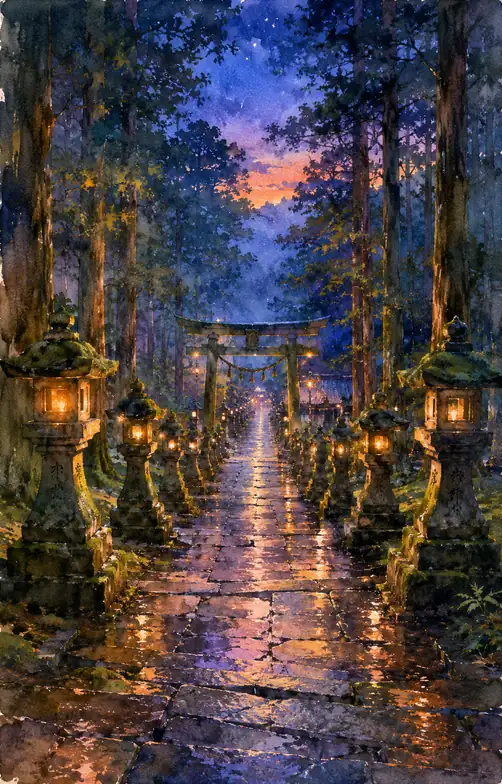 Lanterns Teach the Forest a Path