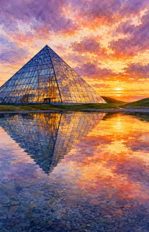 The Sky Enters the Glass and Doubles