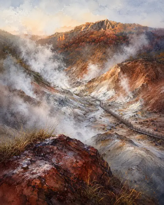 The Earth Writes in Steam and Rust