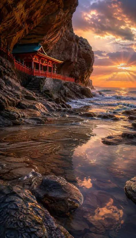 The Sun Finds a Sanctuary Inside Stone