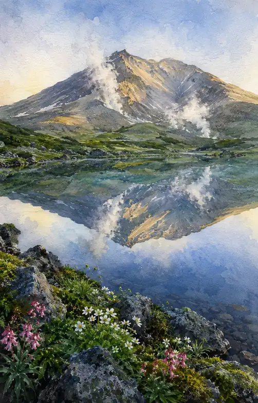 The Mountain Dreams Twice