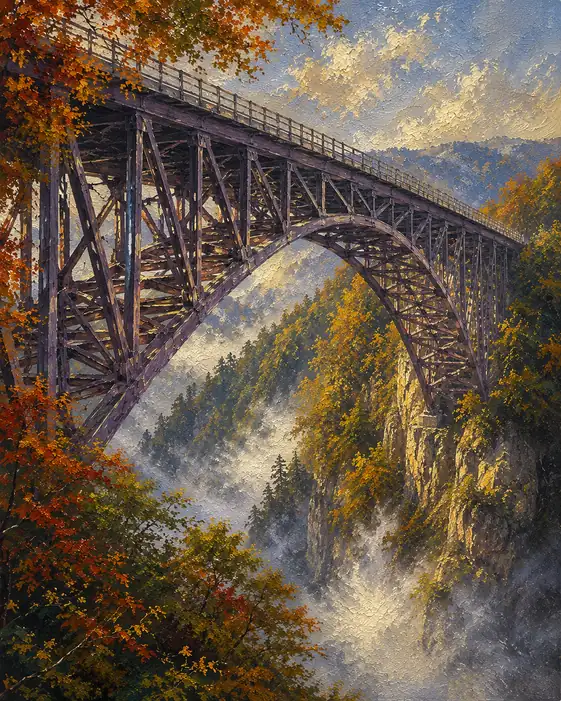 An Arch Above Autumn's Breath
